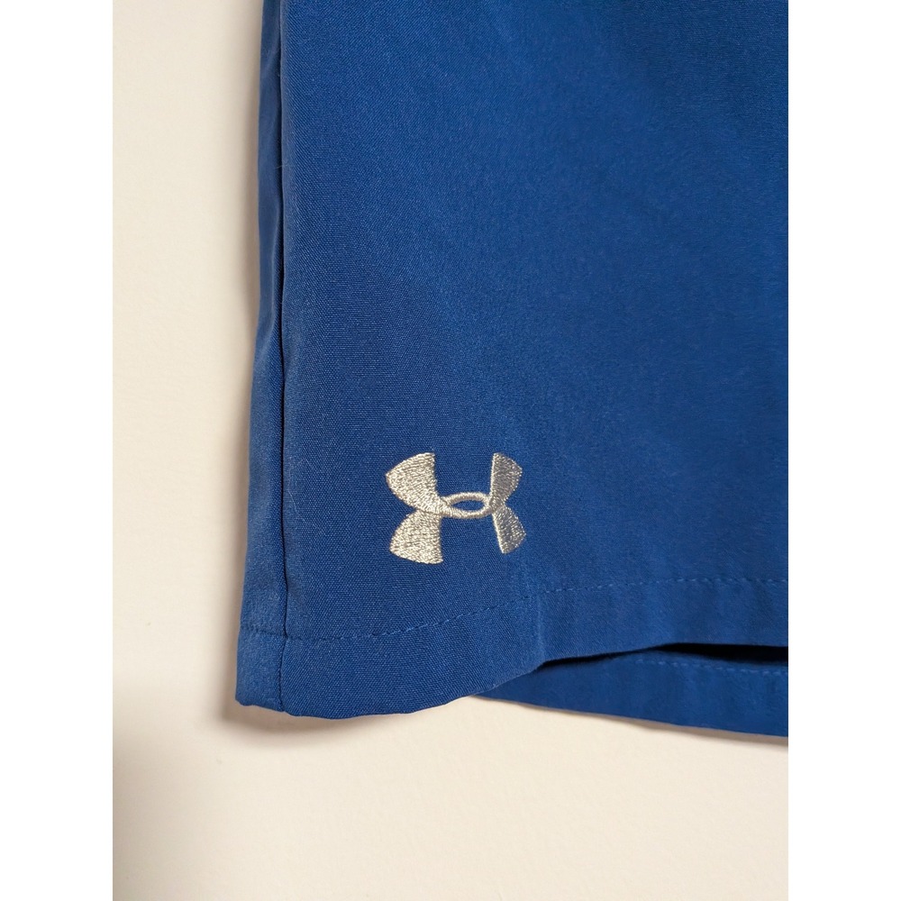 Under Armour Kids Blue Golf Shorts Adjustable Waist Youth Medium YMD JM M Loose - Picture 2 of 13